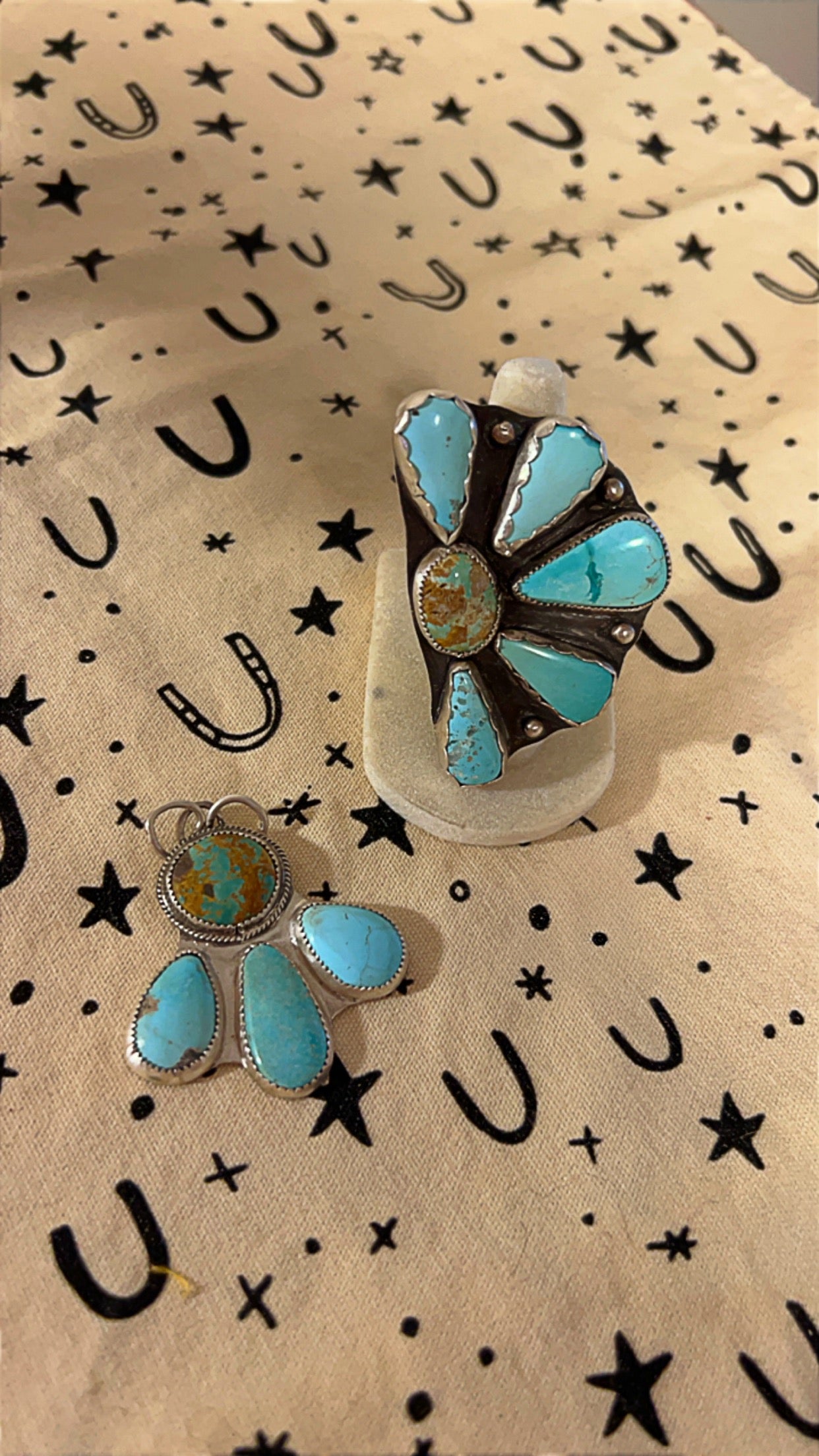 4 stone pendant